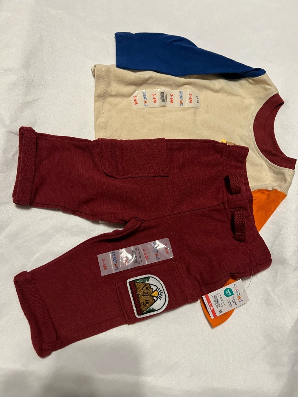 Garanimals Maroon Cargo Joggers for Kids